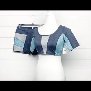 Free People FP Movement Six Pack Top and Short Set